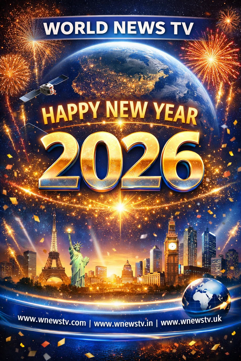 ਵਰਲਡ ਨਿਊਜ਼ ਟੀਵੀ ਵੱਲੋਂ ਨਵਾਂ ਸਾਲ 2026 ਮੁਬਾਰਕ